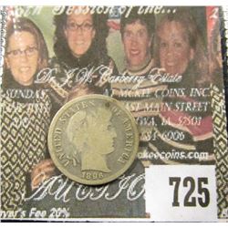 1896 Barber Dime. G.