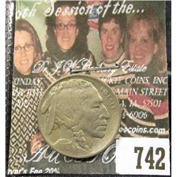 1913 Type-2 Buffalo Nickel. VF.