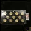 Image 2 : 1942-45 Complete 11 pc. Set of World War II Silver Nickels in a special holder.