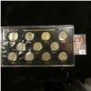 Image 1 : 1942-45 Complete 11 pc. Set of World War II Silver Nickels in a special holder.