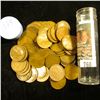 Image 1 : 1909 P Solid-date Roll of Lincoln Cents (52 pcs.) Grades in this roll go up to EF, not your standard