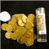 Image 2 : 1909 P Solid-date Roll of Lincoln Cents (52 pcs.) Grades in this roll go up to EF, not your standard