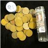 Image 2 : 1910 P Solid-date Roll of Lincoln Cents (56 pcs.) Grades in this roll go up to VF, not your standard