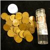 Image 2 : 1913 P Solid-date Roll of Lincoln Cents (56 pcs.) Grades average VG in this group.
