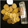 Image 1 : 1914 P Solid-date Roll of Lincoln Cents (56 pcs.) Grades up to Fine.