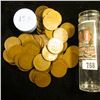 Image 1 : 1915 P Solid-date Roll of Lincoln Cents (56 pcs.) Average circulated.