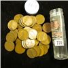 Image 1 : 1916 P Solid-date Roll of Lincoln Cents (55 pcs.) Grades up to Fine.