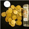 Image 1 : 1919 D Solid-date Roll of Lincoln Cents (54 pcs.) Grades up to Fine.