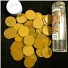 Image 2 : 1919 D Solid-date Roll of Lincoln Cents (54 pcs.) Grades up to Fine.