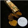 Image 1 : 1920 P Solid-date Roll of Lincoln Cents (52 pcs.) Several pieces grade Extra Fine.
