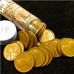 1928 P Solid-date Roll of Lincoln Cents (more than 50 pcs.) Grades up to Very Fine.