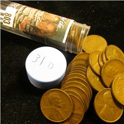 1931 D Solid-date Roll of Lincoln Cents (more than 50 pcs.) Many grade up to EF.