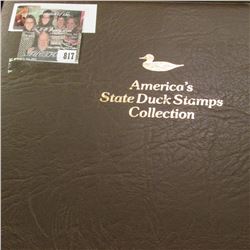 1993 Album "America's State Duck Stamps Collection A complete mint stamp collection of new and beaut