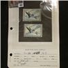 Image 1 : Pair of RW30 1963 U.S. Department of Agriculture Migratory Bird Stamps, signed.