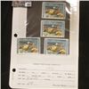 Image 1 : (4) RW40 1973 U.S. Department of Agriculture Migratory Bird Stamps, Fine, signed.