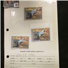 Image 1 : (3) RW59 1992 U.S. Department of Agriculture Migratory Bird Stamps, Fine, signed.