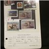Image 1 : Mint "Bulk Rate USA" stamp; 1991 Nebraska Habitat Stamp, signed; RW58 1991 unsigned, but laminated; 