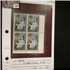 Image 1 : Super Rare Plate Block of Four 1970 RW37 $3 "Ross' Geese" U.S. Department of the Interior Migratory 