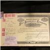 Image 1 : 1928 Six Shares valued at $100 each "Security Fire Insurance Company Davenport, Iowa" Certificate wi