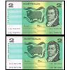 Image 2 : Australia, QEII, Two Dollars, Johnston/Fraser, 1985 (R.89)