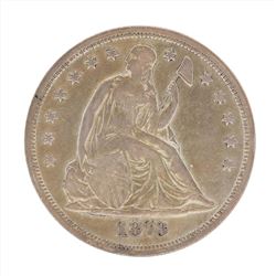 1873 $1 Seated Liberty Silver Dollar Coin