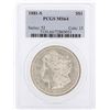 Image 1 : 1881-S $1 Morgan Silver Dollar Coin PCGS MS64