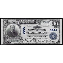 1902 $10 First National Bank of Hoboken, NJ National Currency Note