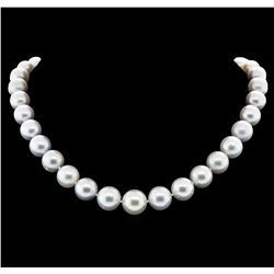 14KT White Gold 11mm South Sea Cultured Pearl Necklace