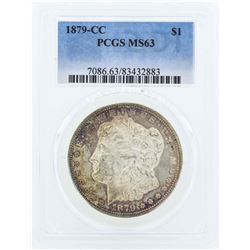1879-CC $1 Morgan Silver Dollar Coin PCGS MS63