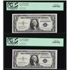 Image 1 : (2) Sequential 1935H $1 Silver Certificate Notes PCGS Choice New 63PPQ