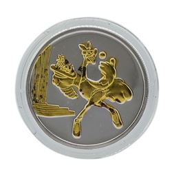 1990 Walt Disney's 50th Anniversary .999 Pure Silver Coin