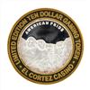 Image 2 : .999 Silver El Cortez Hotel and Casino $10 Casino Gaming Token Limited Edition