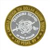 Image 1 : .999 Silver Treasure Island $10 Casino Gaming Token Limited Edition
