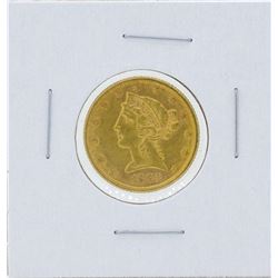 1882 $5 Liberty Head Half Eagle Gold Coin