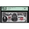 Image 1 : 1907 $5 Woodchopper Legal Tender Note PCGS Very Choice New 64 PCBLIC ERROR