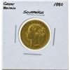 Image 1 : 1880 Great Britain Sovereign Gold Coin