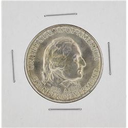 1927 Vermont Sesquicentennial Commemorative Half Dollar Coin