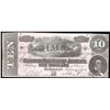 Image 1 : 1864 $10 The Confederate States of America Note