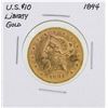 Image 1 : 1894 $10 Liberty Head Eagle Gold Coin