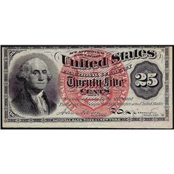 March 3, 1863 25 Cents 4th Issue Fractional Note