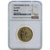 Image 1 : 1976 Canada $100 Olympic Gold Coin NGC MS68