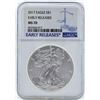 Image 1 : 2017 $1 American Silver Eagle Coin NGC MS70 Early Releases