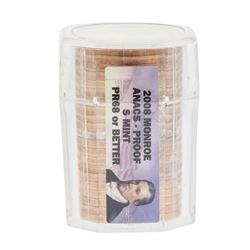 Roll of (25) 2008 James Monroe Presidential Dollars ICG PR68 or Better