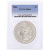 Image 1 : 1886 $1 Morgan Silver Dollar Coin PCGS MS64