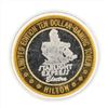 Image 2 : .999 Silver Hilton Las Vegas $10 Casino Gaming Token Limited Edition