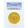 Image 1 : 1924 $20 St. Gaudens Double Eagle Gold Coin PCGS MS66