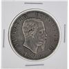 Image 1 : 1876 Italy 5 Lira Silver Coin