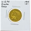 Image 1 : 1914-S $5 Indian Head Half Eagle Gold Coin