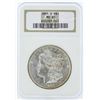 Image 1 : 1881-S $1 Morgan Silver Dollar Coin NGC MS65