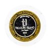 Image 1 : .999 Silver Treasure Island $10 Casino Gaming Token Limited Edition